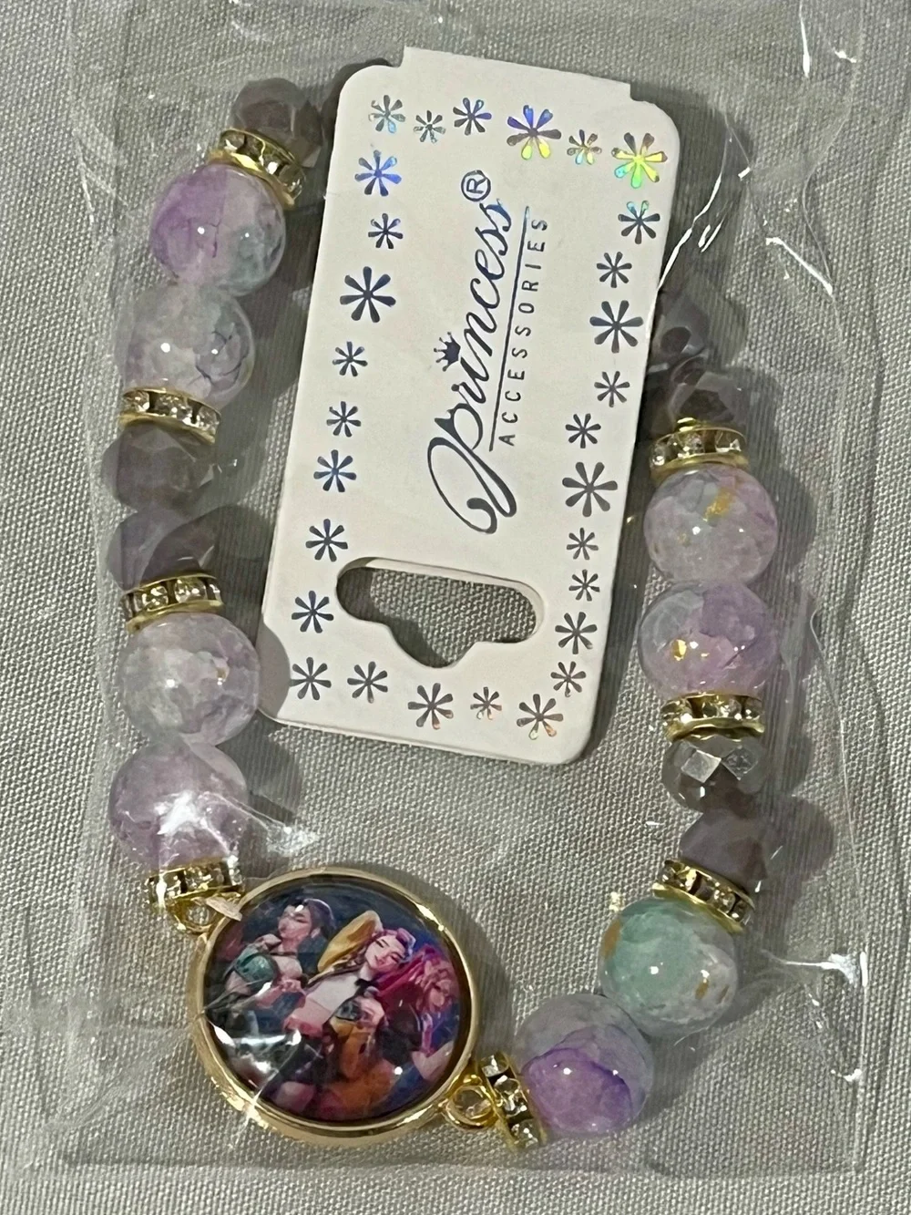 K-pop Beaded Charm Bracelet - Set of 3